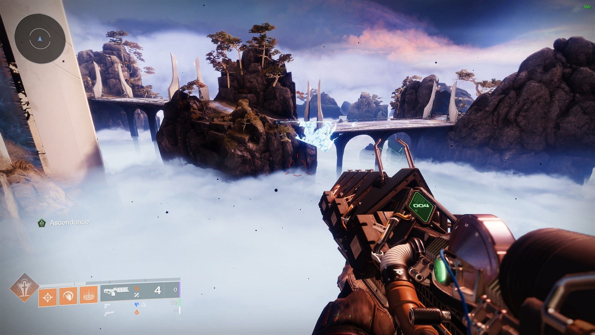 Platform appearing faintly in Spine of Keres (Image via Bungie)